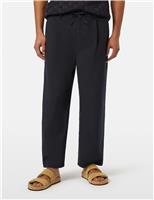 Scotch & Soda Relaxed Fit Single Pleat Chinos Black