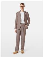 Scotch & Soda Regular Fit Wool Rich Chinos Medium Brown