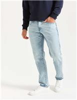 Scotch & Soda Straight Fit 5 Pocket Jeans Medium Blue