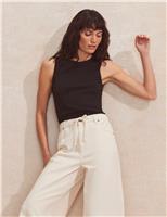 Cotton Rich Ribbed Slim Fit Vest