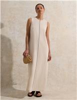 Linen Rich Maxi Tea Dress