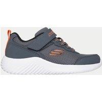 Skechers Kids' Bounder Riptape Trainers (9.5 Small - 4 Large) Charcoal