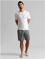 Ted Baker 2 Pack Modal Rich Pyjama Shorts White Mix