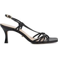 Leather Strappy Stiletto Heel Sandals