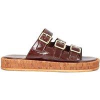 Leather Buckle Fisherman Sandals