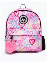 Kids Graffiti Hearts Backpack