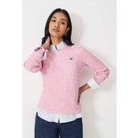 Cotton Rich Cable Knit Jumper