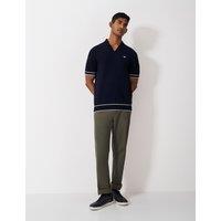 Linen Rich Tipped Polo Shirt