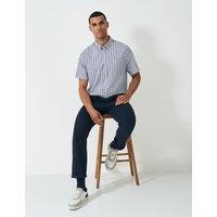 Pure Cotton Striped Short Sleeve Shirt