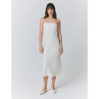 Crepe Bandeau Midaxi Bodycon Dress