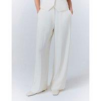 Crepe Wide Leg Trousers