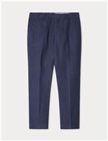 Slim Fit Pure Linen Lightweight Trousers