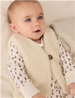 Borg Reversible Gilet (0-24 Mths)