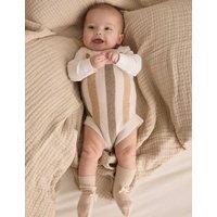 Kids Pure Cashmere Knitted Boots and Mittens