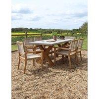 Luna 6 Seater Stacking Dining Set
