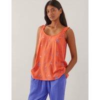 Floral Embroidered Cami Top