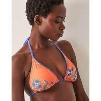 Floral Padded Triangle Bikini Top