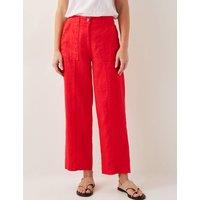 Pure Linen Wide Leg Trousers