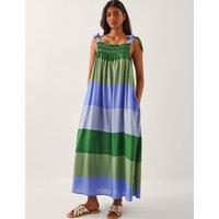 Printed Square Neck Maxi Slip Dress