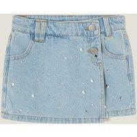 Denim Embellished Skort (3-13 Yrs)