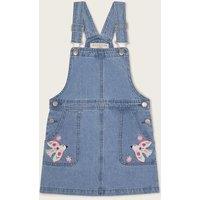 Denim Patterned Pinafore (3-13 Yrs)