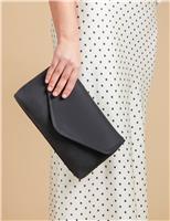 Suede Chain Strap Clutch Bag