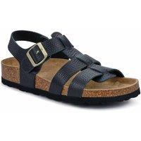 Leather Strappy Flat Sandals