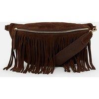 Suede Fringed Bum Bag