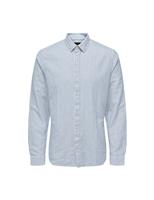 Cotton Linen Blend Striped Shirt