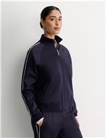 Zip Up Funnel Neck Sports Jacket
