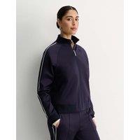 Sportscraft Zip Up Funnel Neck Sports Jacket Navy Mix