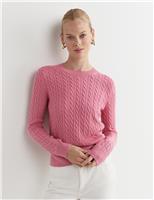 Pure Merino Wool Cable Knit Jumper