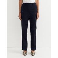 Sportscraft Cotton Rich Straight Leg Trousers Navy