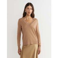 Pure Merino Wool V-Neck Jumper