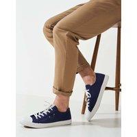 Canvas Lace Up Trainers