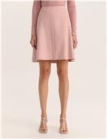 Wool Rich Mini A-Line Skirt