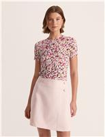 Pure Modal Floral Crew Neck T-Shirt