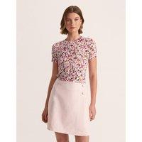 Pure Modal Floral Crew Neck T-Shirt