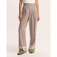 Striped Wide Leg Trousers