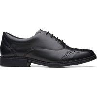 Clarks Kids' Leather School Shoes (3 Large - 7 Large) Black