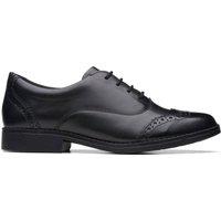 Clarks Kids' Leather School Shoes (3 Large - 7 Large) Black