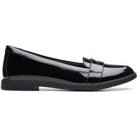 Clarks Kids' Patent Leather School Shoes (3 Large - 8 Large) Black