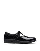 Clarks Kids' Patent Leather School Shoes (8 Small - 4 Large) Black