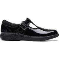 Clarks Kids' Patent Leather School Shoes (8 Small - 4 Large) Black