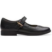 Clarks Kids' Leather Mary Jane School Shoes (8 Small - 2 Large) Black