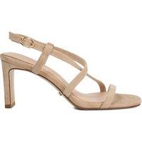 Suede Strappy Blcok Heel Sandals