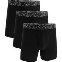 Under Armour 3 Pack Performance Cotton Rich Boxers Black Mix