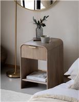 Gallery Direct Colonna 1 Drawer Bedside Table Grey Mix