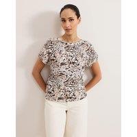 Pure Cotton Animal Print Top