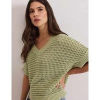 Knitted V-Neck Tabard
